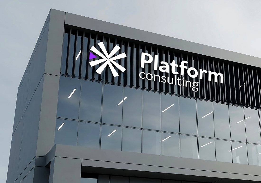Platform Consulting office signage